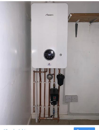 Worcester Bosch 2000 combination boiler installation